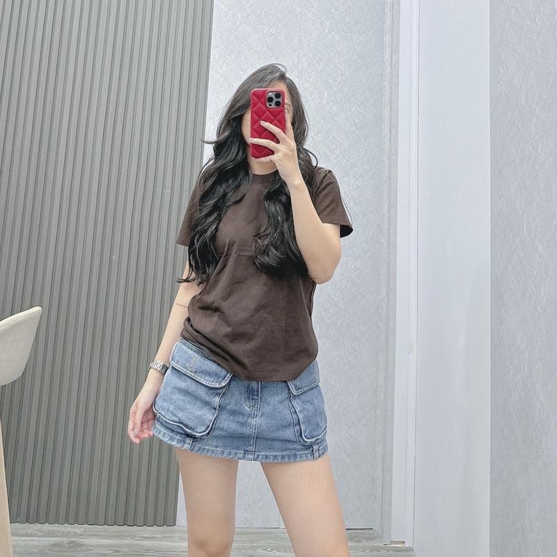 Áo Thun Nữ Baby Tee BASIC chất thun cotton 6