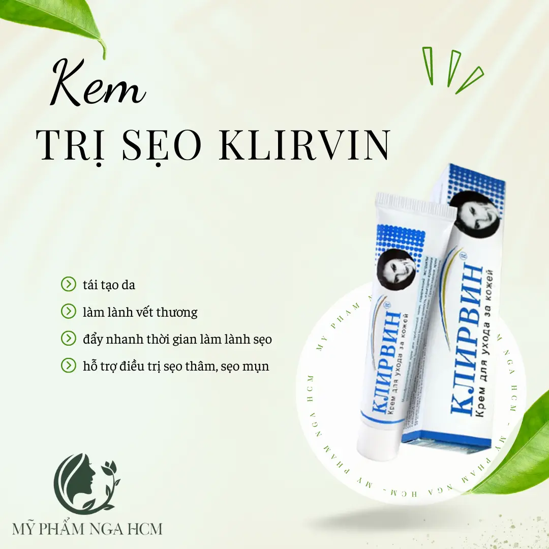 Kem xóa mờ sẹo Nga Klirvin