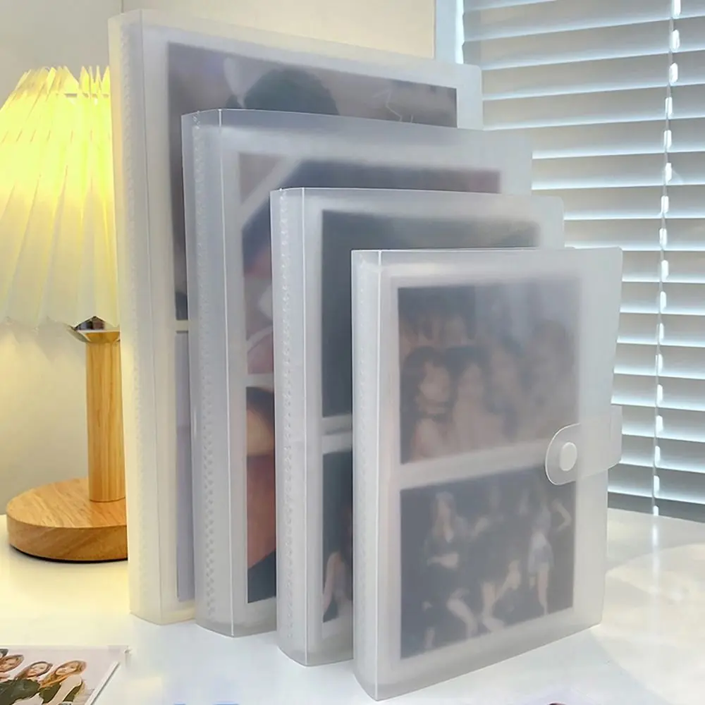 Sách Sưu Tập Album Ảnh, 1 Cái, Hộp Đựng Thẻ Ảnh Trong Suốt, Có 80 / 160 Khe, Chất Liệu PVC, Thích Hợp Cho Ảnh Thẻ 3 / 4 / 5 / 6 / 7 Inch, Ngôi Sao Thần Tượng, Mới