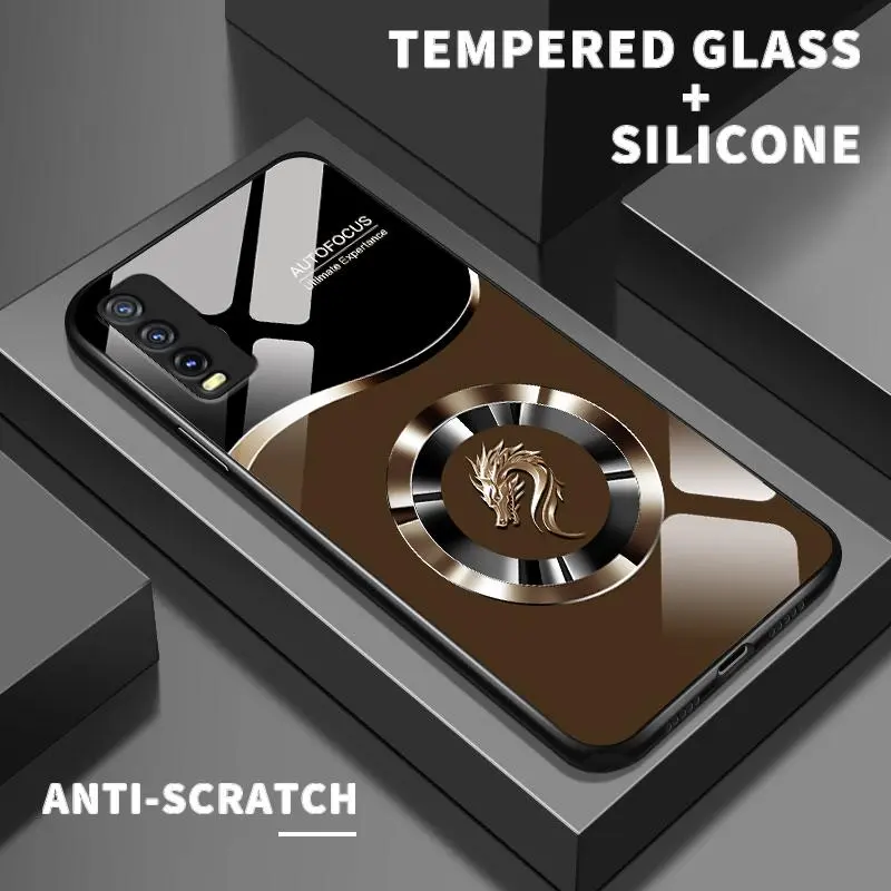 Casing Hp For VIVO Y20 2020 2021 Y20a Y20i Y20t Y20s Y20g Y20sG Y21 Y21a Y21e Y21s Y21t Y21G Y22 Y22s Y27 4G Y10 Y10 T1 Y100 4G Y01 Y02 Y02A Y02t Case Tempered Glass Cool Loong Silicone Cases Ponsel Silikon