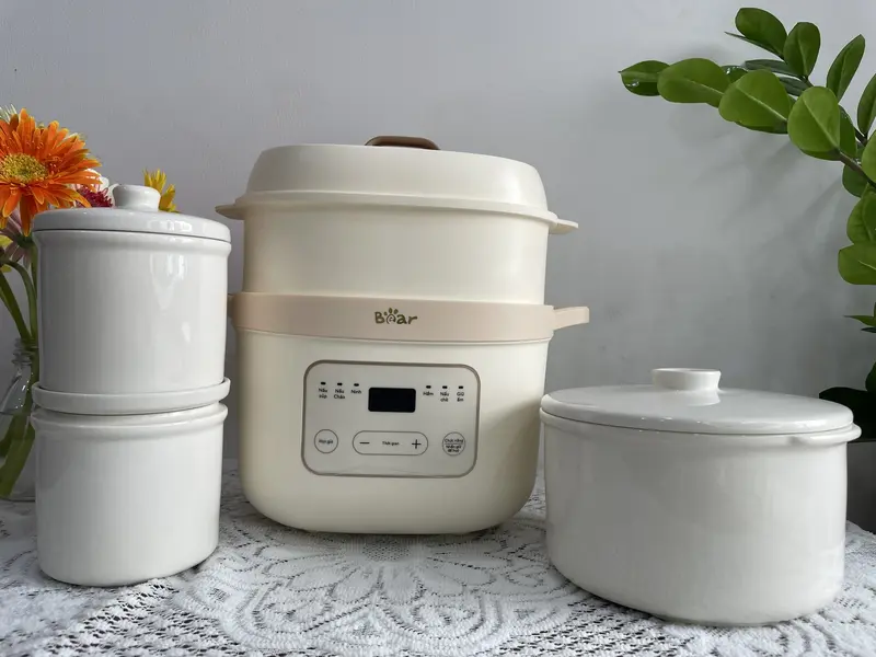 [Phụ Kiện Thố Sứ] Phụ kiện nồi nấu chậm 1.6L SB-NNC16 - HuDan Mart Store 7