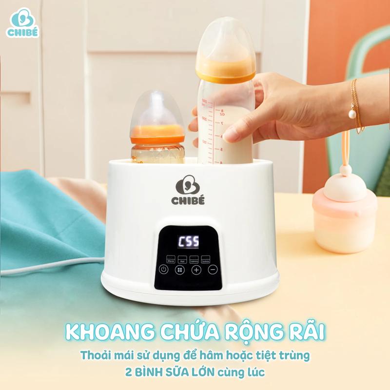 Máy hâm sữa đôi ChiBé - Bảo hành chính hãng 18 tháng 2