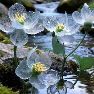 Semillas de Flores Azul Hielo 50 Granos - Flores Exclusivas y Únicas Resistente al Calor Ideal para Jardín Balcón y Decoración Hogar