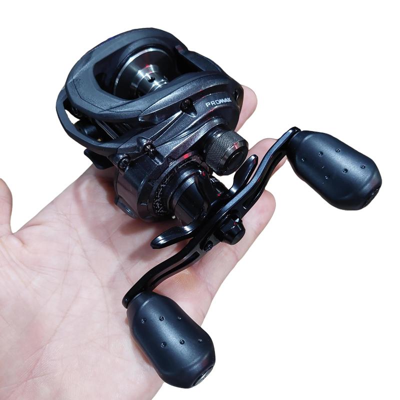 Máy Câu Lure Ngang Abu Garcia Promax4 Khung Hợp Kim, Bạc Đạn Kháng Mặn Tốt Fishing Đi Câu Bắt Cá Câu Cá may  ngang