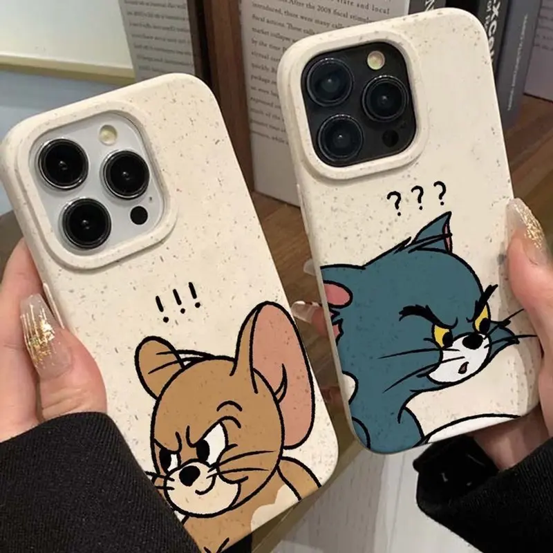 Ốp lưng i phone mềm thân thiện môi trường tom jerry 6s/6plus/7/8/plus/x/xs/11/12/13/14/15/pro/max/plus/promax-Awifi Z5-15 5