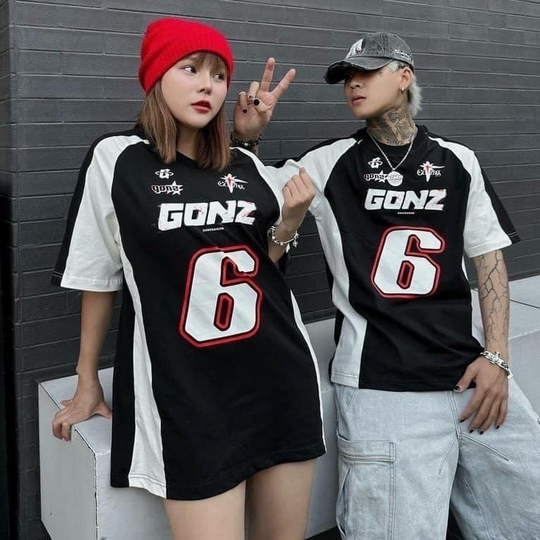  Áo Phông Nam Nữ Cổ Tym Form Rộng OverSize - Áo Thun Thể Thao Phối Bóng Rổ Karants Local Brand Top Women 