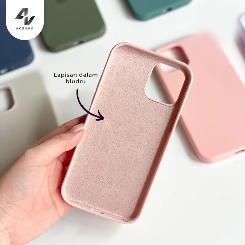 Silicone iPh*ne Case Full Cover Bludru Soft Case for 15 - 16 Series Easy to Clean Casing 3