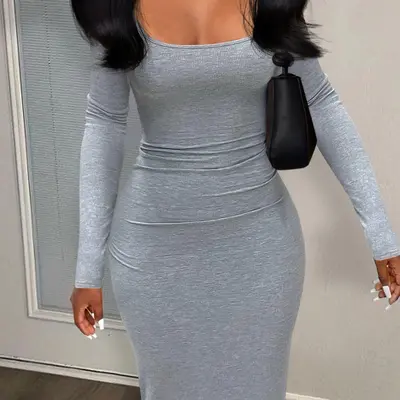 Selected Fashion Nova Dress Long Sleeve TikTok Shop