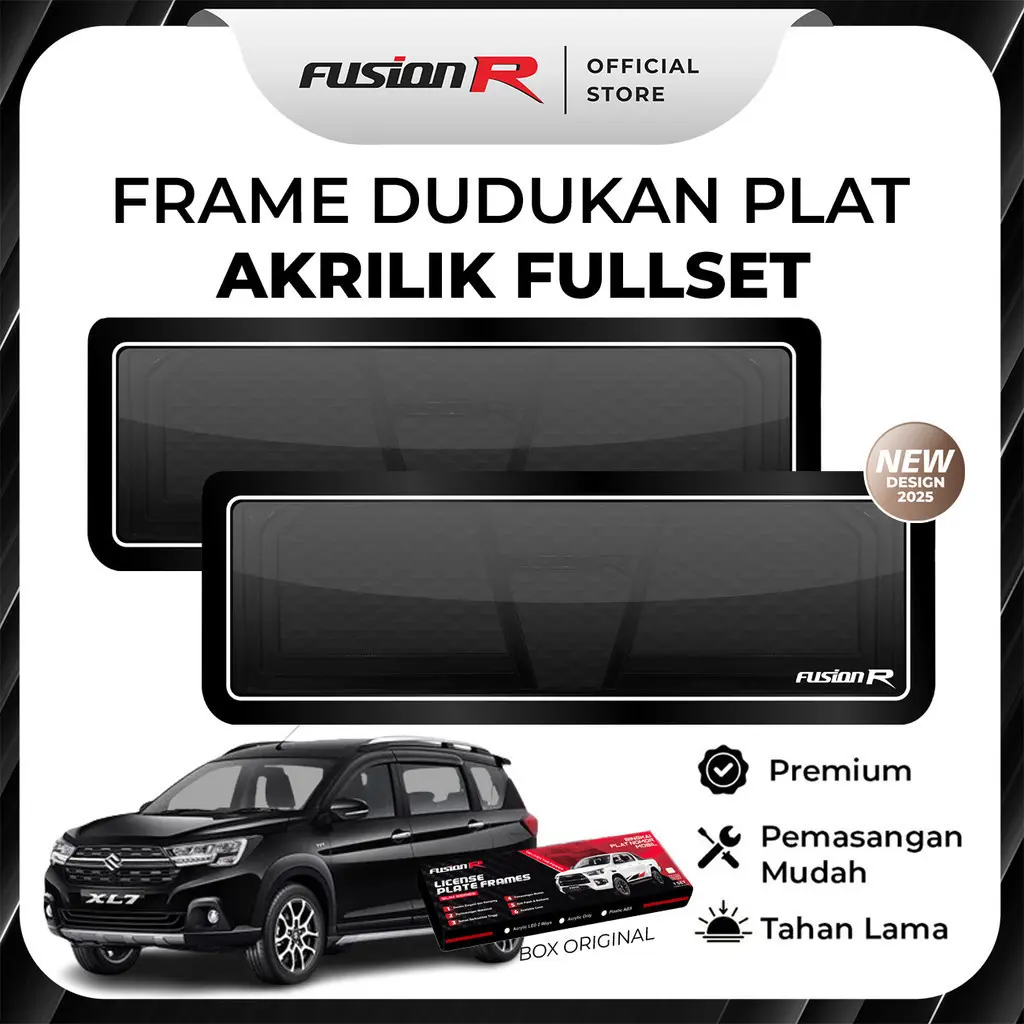 FUSION R Dudukan Plat Mobil Suzuki XL 7 Tatakan Tempat Plat Nomor Mobil ...