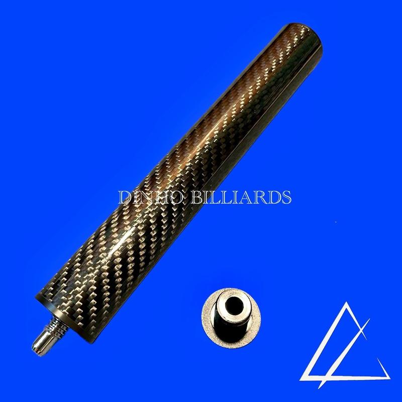Nối carbon gậy bida dài 10inch(20cm) kèm bumper cho FURY, HOW, MIT, CUPPA, DUFF, DRAGON, RHINO (lưu ý: chuôi của bạn phải chưa có sẵn bumper)