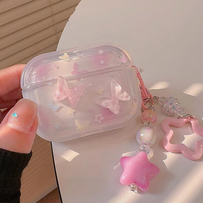 Product Introduction of Three-Dimensional Gradient Butterfly for AirPods Pro2 Apple Bluetooth Wireless 1/2/3 Generation Earphone Sleeves Cute Female 2