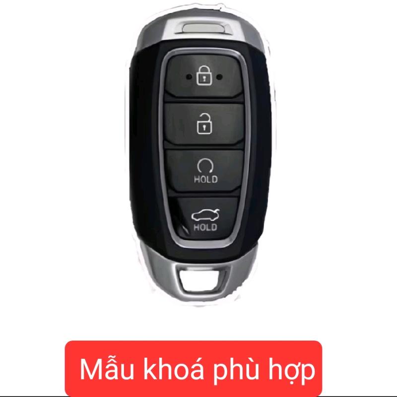 ốp khoá,móc khoá, bảo vệ chìa khoá xe Hyundai accent bản 4 nút bấm, hyundai Elantra 2023_2024 bằng hợp kim và da cao cấp,đầy đủ ốp khoá,móc khoá,phụ kiện lắp đặt bọc  ổ