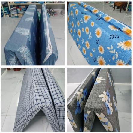 Áo bọc nệm thun lạnh dây kéo [ BẢO VỆ NỆM] bọc toàn bộ nệm