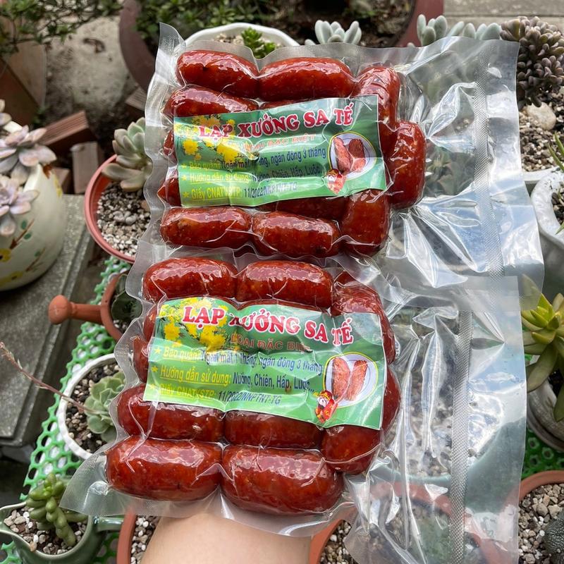  1 KG LẠP XƯỞNG SATẾ Sấy khô dẻo + Đặc sản Cai Lậy  - Tiền Giang   VỊ MẶN NGỌT   + đóng gói hút chân không 1kg 2 túi Food 