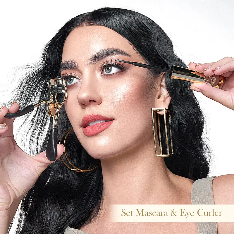 [SS YOUR MAKE UP] - SET MASCARA & EYE CURLER Volume, Length, Care with Biotin & Vitamin E, Waterproof, Gentle on eyes, Maskara lentik tanpa gumpal, long lasting 0
