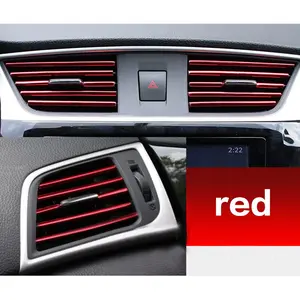Trim List (10pcs) Ventilasi AC Mobil | Car Moulding Variasi Strip Lis Interior