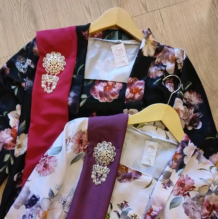 Kebaya bunga 4D jadul bridesmaid cantik