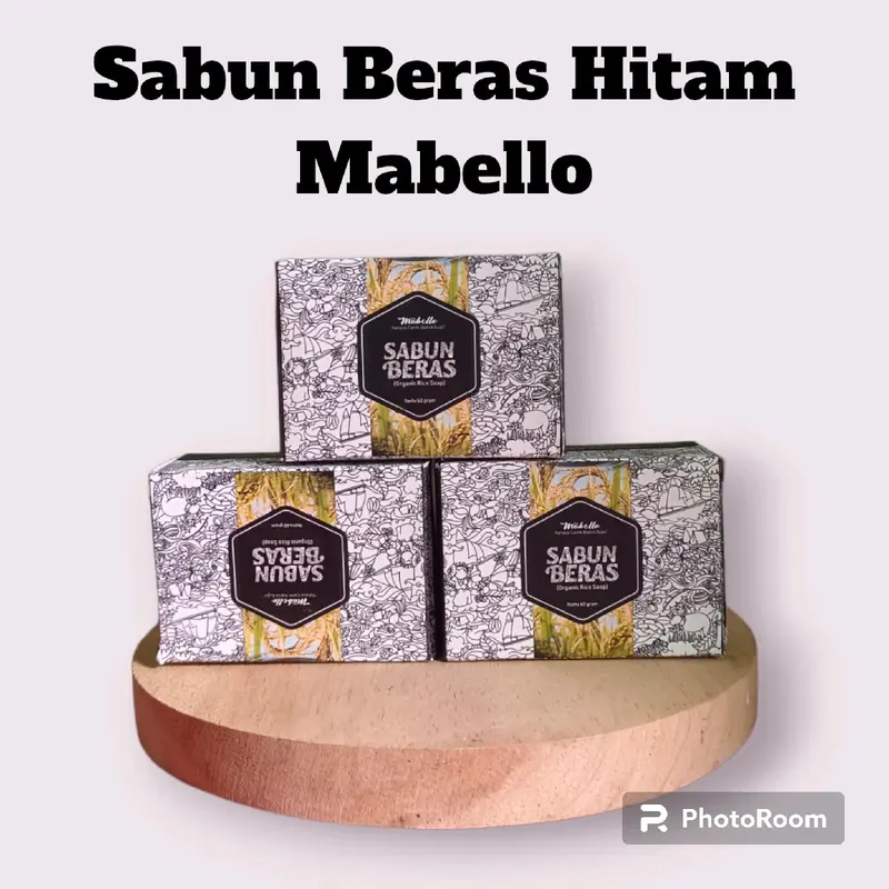 Paket Sabun Beras Hitam Mabello lulur 0