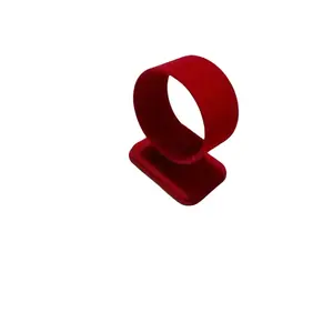 pajangan gelang perhiasan Display gelang kulit sentetis premium Emas