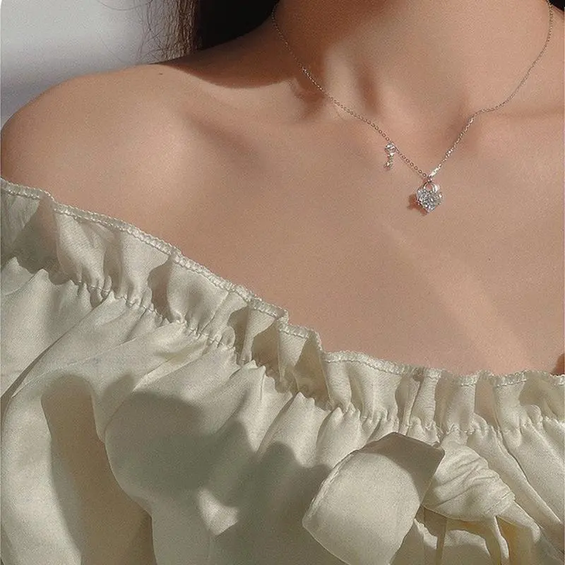 Vòng Cổ Trái Tim, Thời Trang, Ngọt Ngào, Dây Chuyền Xương Đòn 3