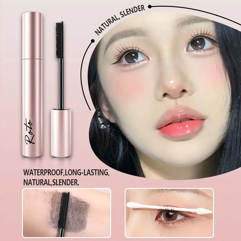 Mascara, Màu Đen, Không Thấm Nước, Dày, Thích Hợp Cho Lông Mi, Chống Mồ Hôi 1