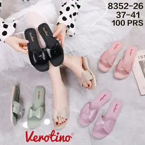 Verotino Pita Sandals Wanita Sandal Slop Bagan Karet Sandal Jelly Ringan Dipakai