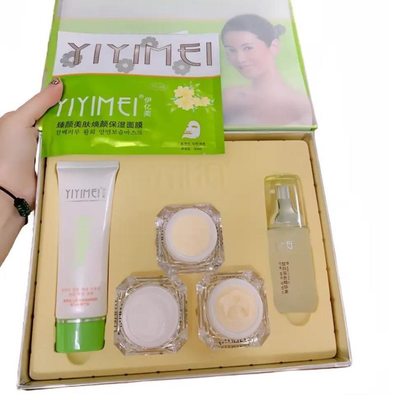 Chính Hãng Bộ Kem Yiyimei 5in1 - Hỗ Trợ Mờ Nám Tàn Nhang Làm Trắng Da Chống Lão Hóa Skincare