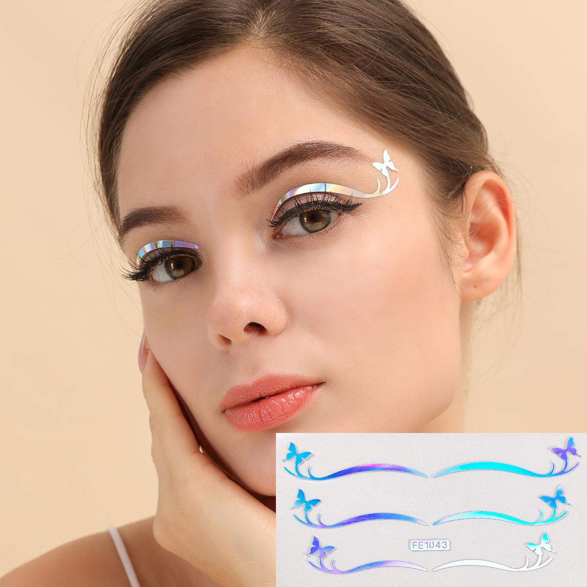 Laser Cut Eyebrow Stickers for Semi-Permanent Makeup