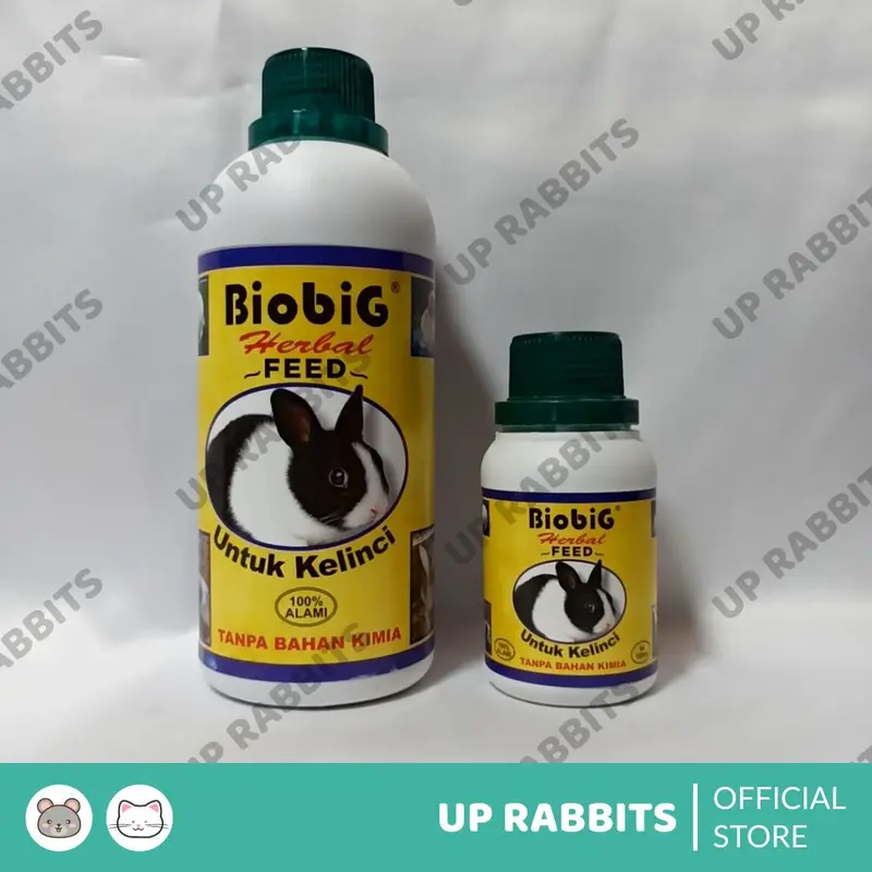 BIOBIG Jamu & Vitamin nafsu makan campur air minum kelinci 500ml dan 100ml 0