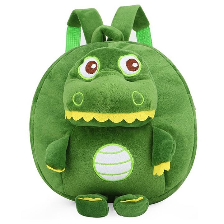 Balo cho bé đi học mẫu giáo thú bông hình khủng long ngộ nghĩnh đáng yên size 25cm