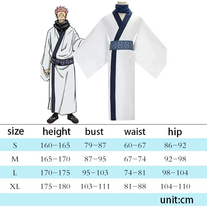 Trang Phục Hóa Trang Anime Jujutsu Kaisen Ryomen Sukuna, Kimono Nhật Bản, Dành Cho Phụ Nữ Và Nam Giới, Trang Phục Phù Hợp Lạ Mắt, Đồng Phục Lễ Hội Halloween 2
