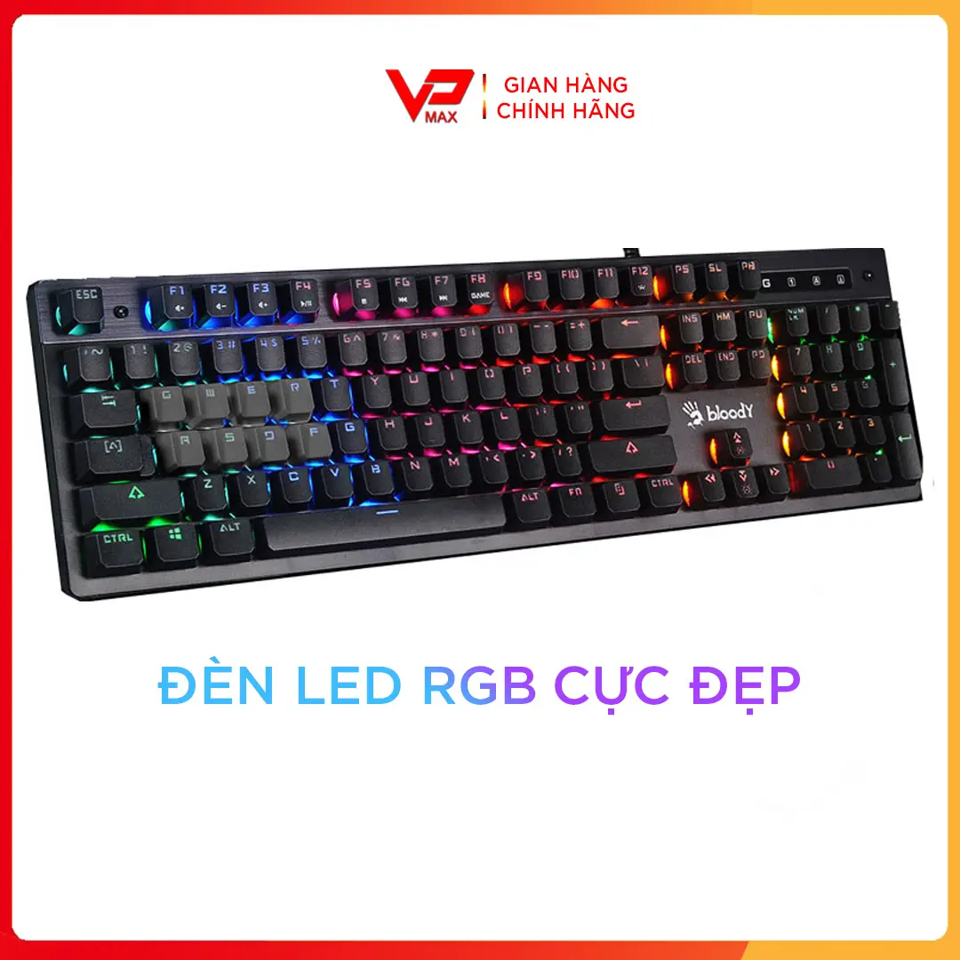 [Chính hãng] Bàn phím Bloody Gaming Keyboard LED 7 màu