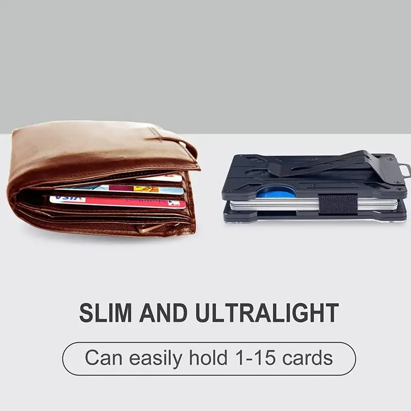 Dompet Kartu Pria Card Holder Magic Wallet Aluminium Anti RFID 6