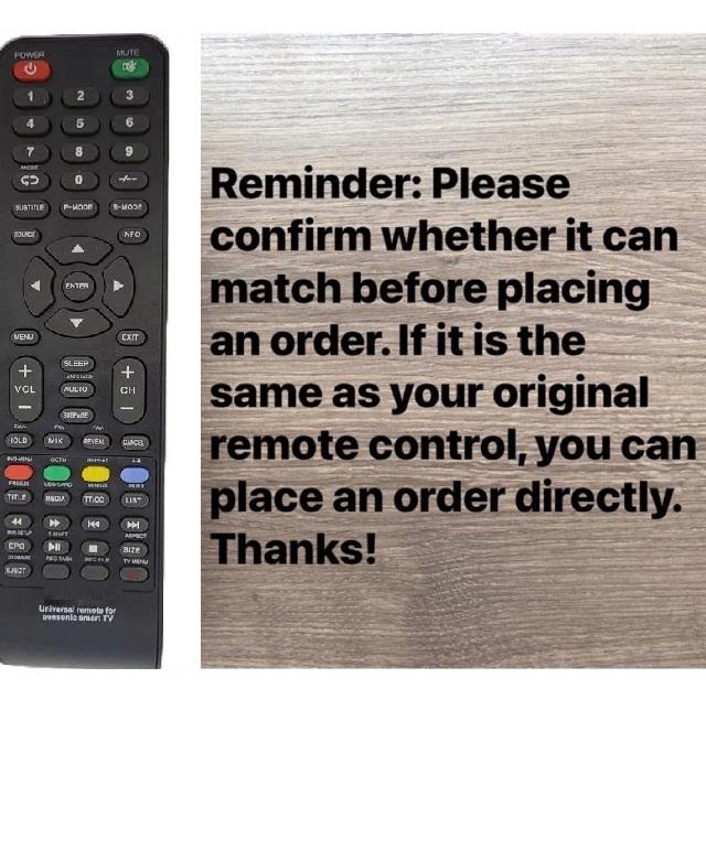 Product Introduction of goodlight-plus Universal Remote Control for Astron/Pensonic/Ganzklar Smart LED TV Remote the Same Shape 16