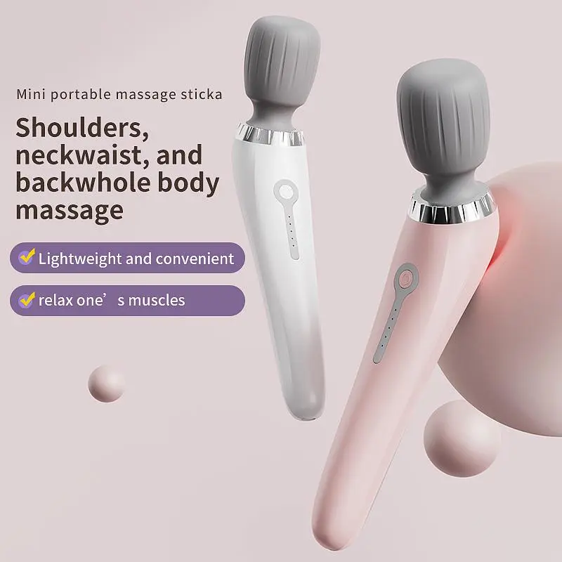 Portable Electric Massage Stick, Usb Rechargeable 5 Modes High Speed Motor Massager, Whole Body Relaxation Tool for Neck, Back, Legs & Waist Relief, Healthcare 8