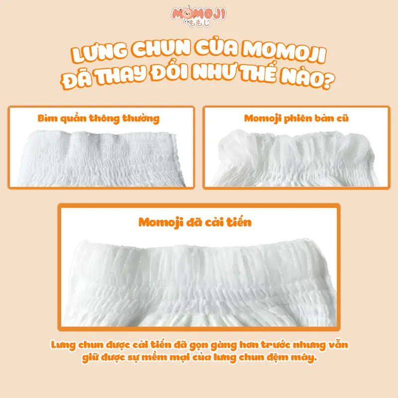 [DEAL SHOCK MXQ] COMBO 3 BỊCH TÃ BỈM DÁN/QUẦN MOMOJI MỎNG MỀM, THẤM HÚT TỐT CHO BÉ - TẶNG GHẾ HƠI TẬP NGỒI CHO BÉ 6