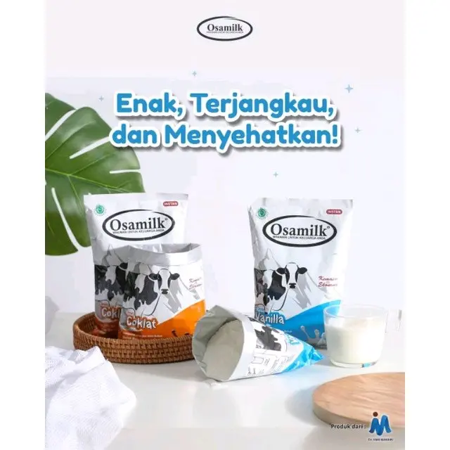 osamilk 500 gr Vanila Susu Sapi Milk Coklat Dairy 0