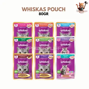 PPC Whiskas Pouch 80gr Makanan Basah Kucing Sachet Wet Food