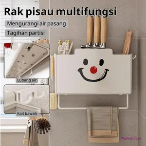 Peralatan Pencuci Piring Kecil: Rak Dapur Susun Modern Anti Karat, Tempat Penyimpanan Alat Makan Hemat Ruang, dan Instalasi Tanpa Bor