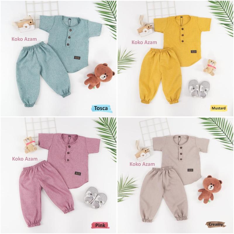 Stelan koko bayi premium/koko bayi bahan toyobo /koko anak /koko bayi joger 1