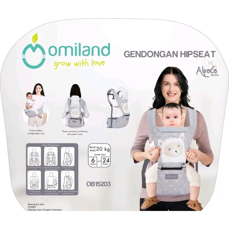 Omiland Gendongan Hipseat Alpaca Series 3