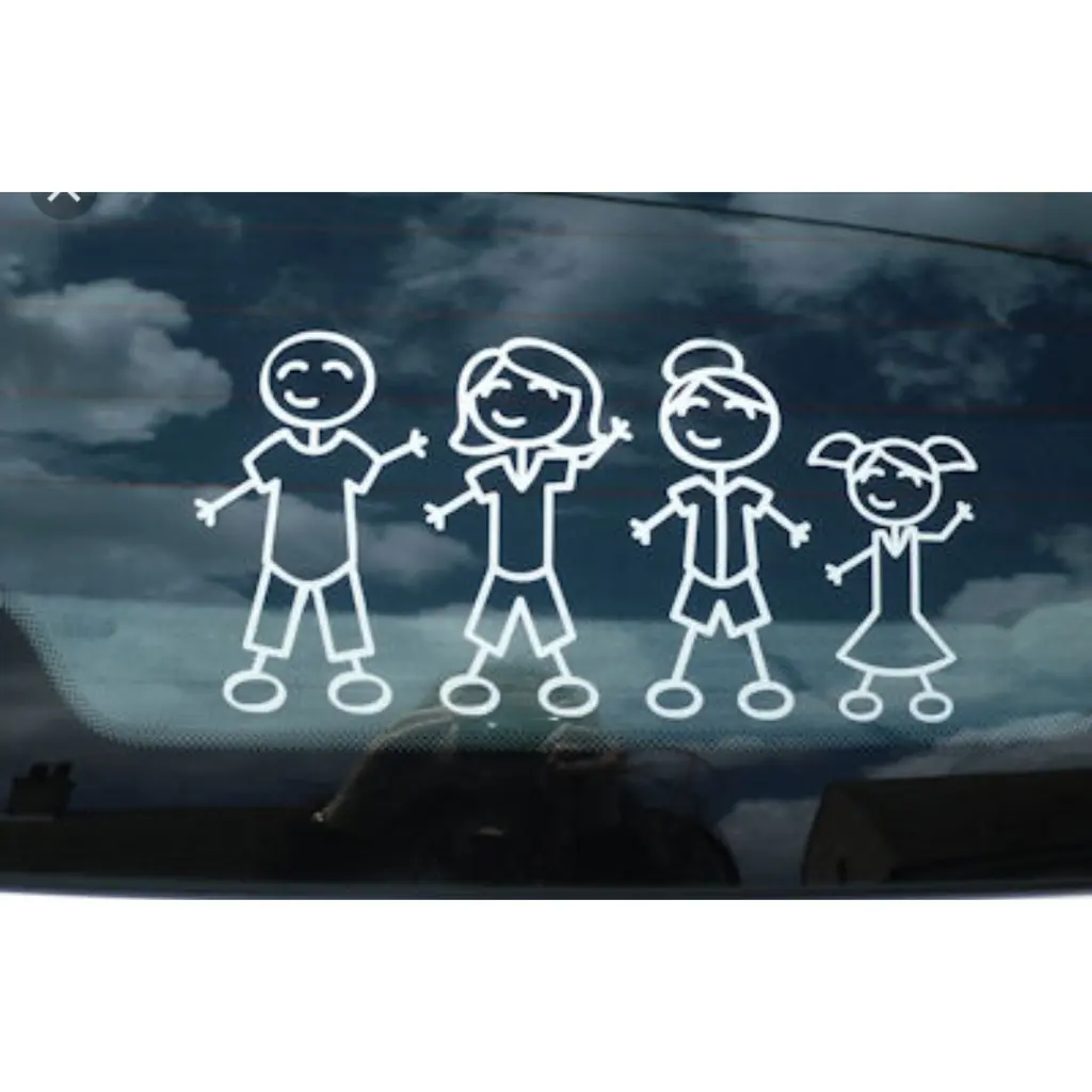 Car Sticker M Family Exora Estima alphard Veilfire Alza Jazz Kenari ...