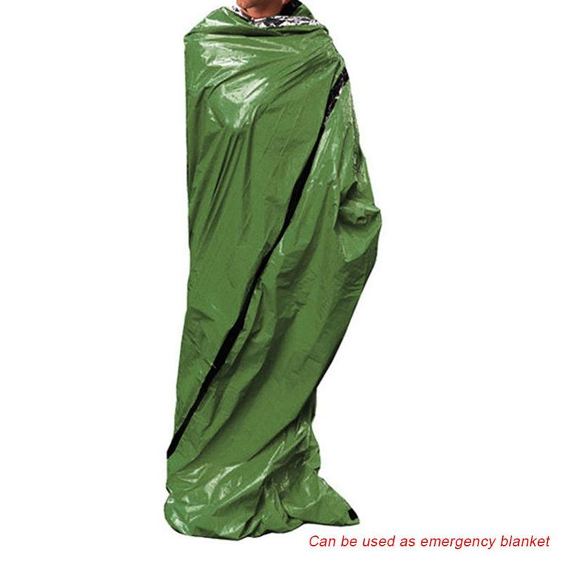 KGD848 Keep Warm Windproof Portable Storage Bag Compression Stuff Sack Waterproof Survival Equipment Compression Pack Sleeping Bags Survival Sleeping Bag Emergency Sleeping Bag Outdoor Bivvy 4