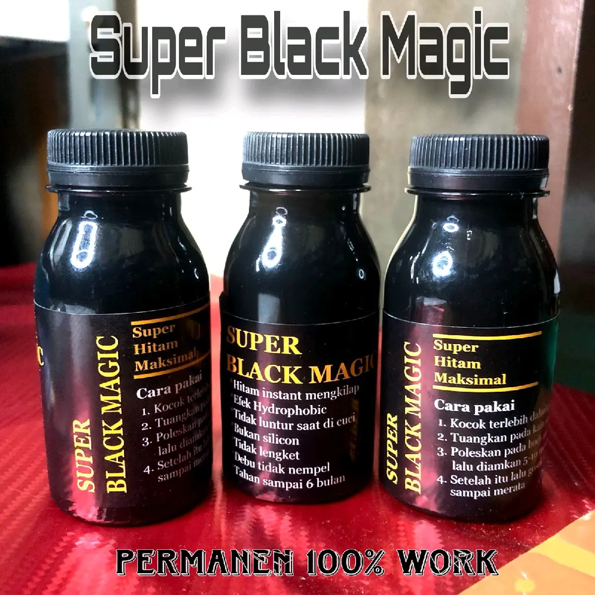 SUPER BLACK MAGIC HITAM PERMANEN - Shop | Tokopedia