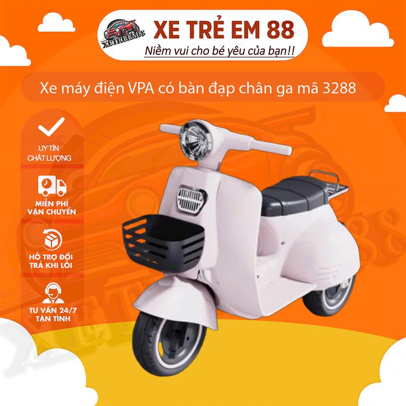 Xe máy điện VPA có bàn đạp chân ga mã 3288 Đồ Chơi