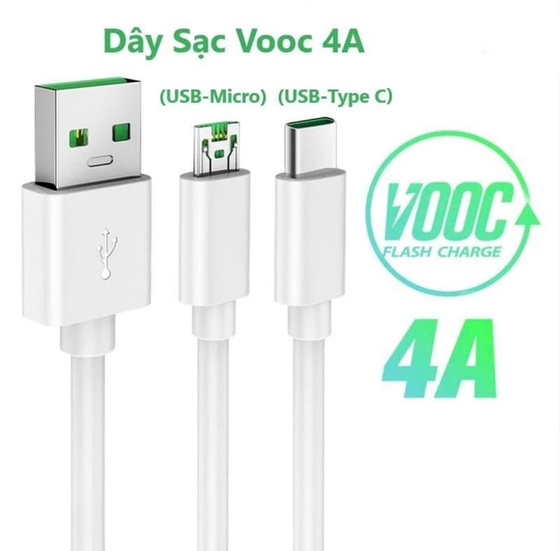 Dây Cáp Sạc Nhanh Vooc 4A - Dây Sạc Dùng Cho 0PP0 REALME - F9 F11,F11 PRO,NEO 5 NEO 7 A92 RENO 2F RENO 2 RENO 4