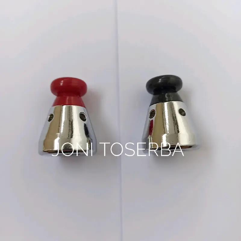 Peluit Panci Presto Knop Tutup Panci Presto Universal Warna Hitam Merah 0