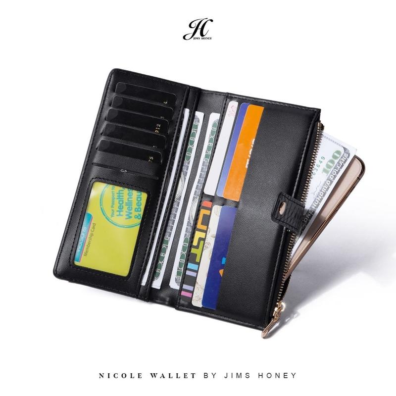 NICOLE WALLET Jims Honey Dompet Panjang Wanita Kartu 4