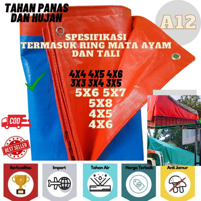 Product Introduction of terpal a12 ukuran 4x6 4x7 4x8  untuk tenda truck Tahan air camping outdoor lebar 1