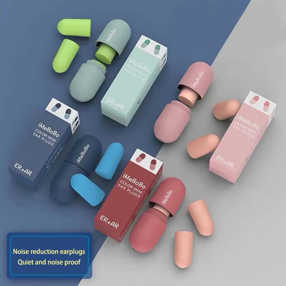 Ear Plugs Sleep Noise Reduction Soft Sponge
